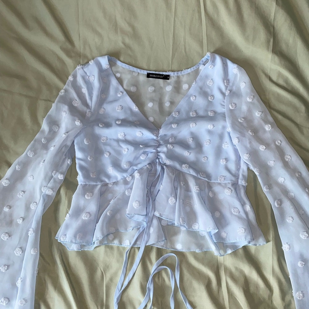 Bell sleeve blouse